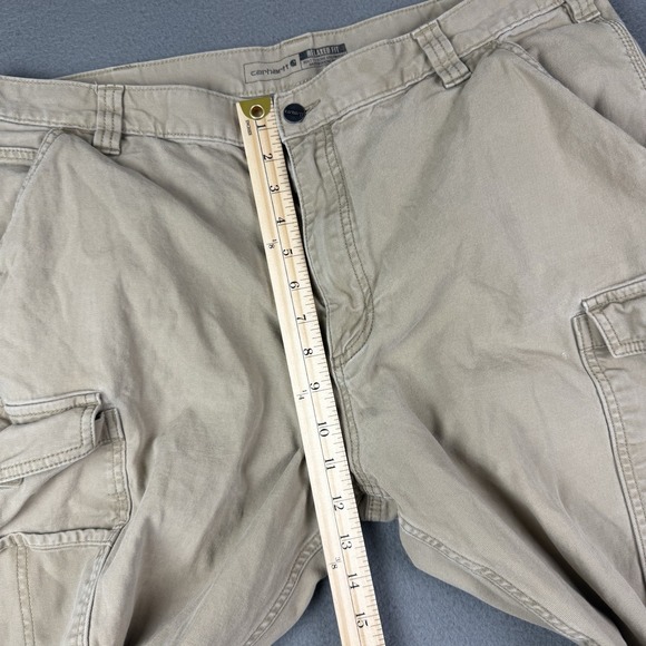 Carhartt Rugged Flex Relaxed Fit Work Pants Mens 38x30* Beige Tan BN3574-M - Picture 10 of 13